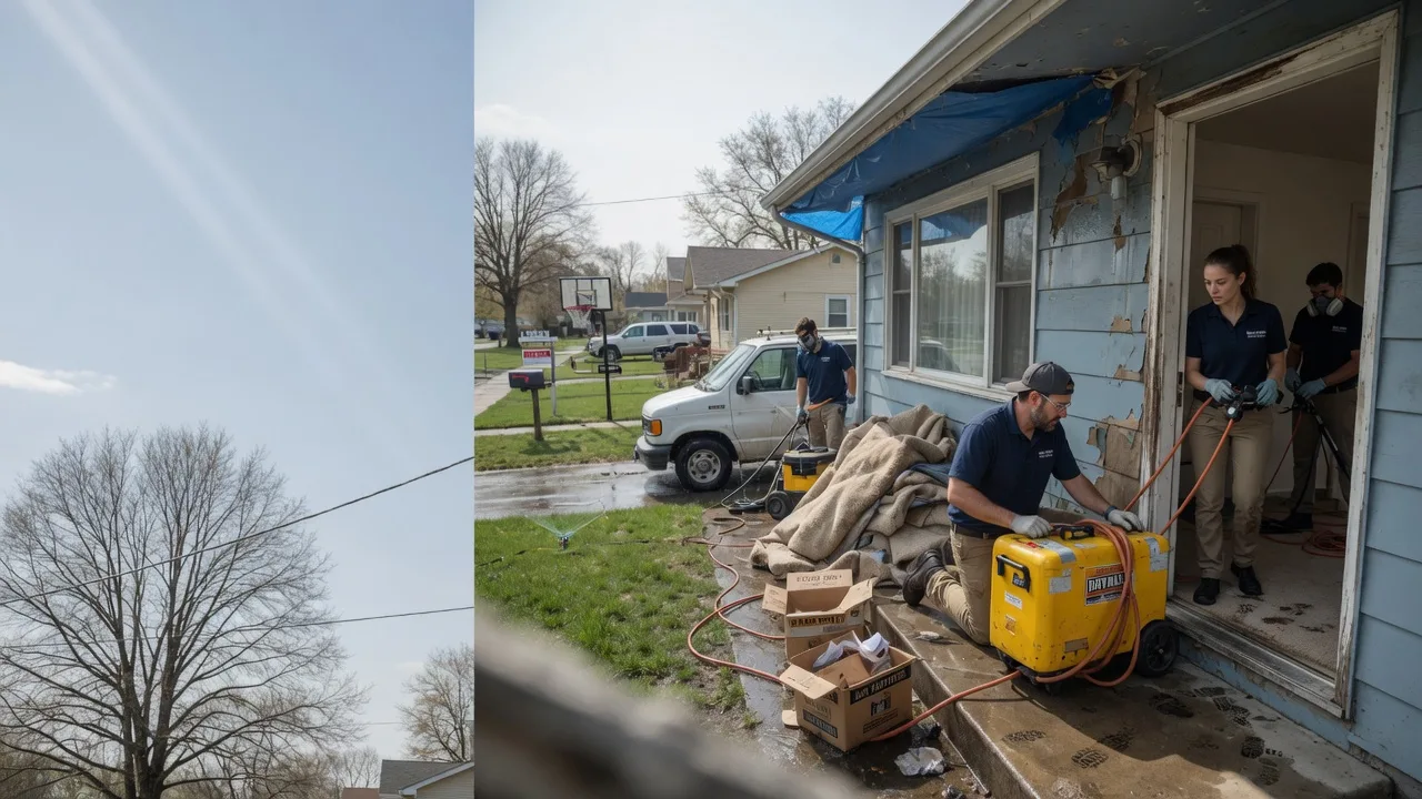 Basement Flood Cleanup in Princeton, KS near me